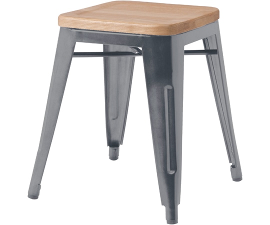 東谷 スツール シルバー PC-261SV 1個（ご注文単位1個）【直送品】