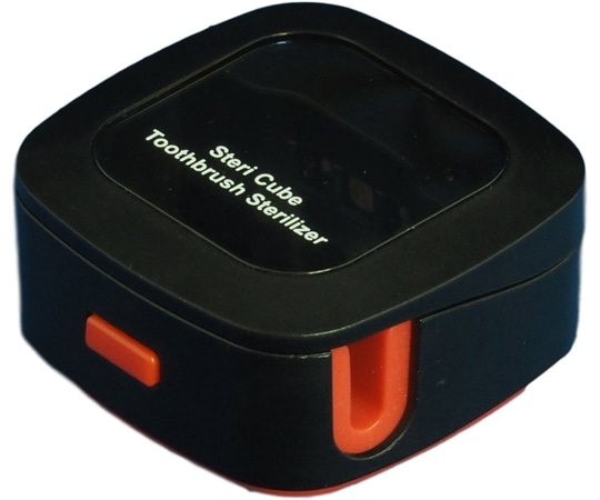ワールドビジネスサプライ UV-C紫外線歯ブラシ除菌ケース Steri Cube(ステリキューブ) ブラック LN TB-UV1-CBK 1台(ご注文単位1台)【直送品】