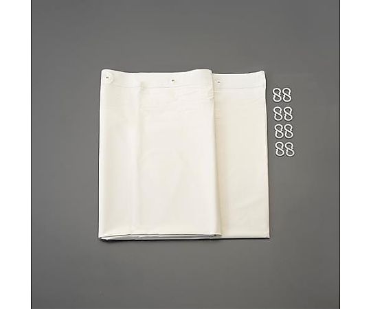 アズワン 1300x1780 防炎カーテン(アイボリ) EA911AF-511 1枚(ご注文単位1枚)【直送品】