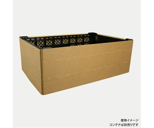 パックスタイル コンテナスリーブ エンボス茶無地 10枚×5パック入 00592594 1ケース（ご注文単位1ケース）【直送品】