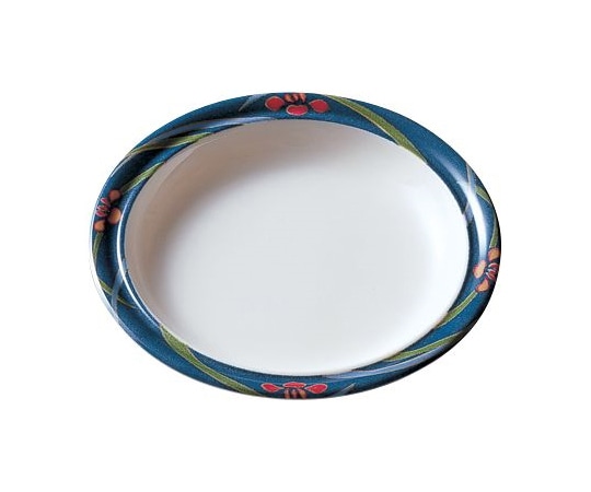 Daiwa 小皿 花菖蒲紋(はなしょうぶもん)コン CL-11-SB 1個(ご注文単位1個)【直送品】