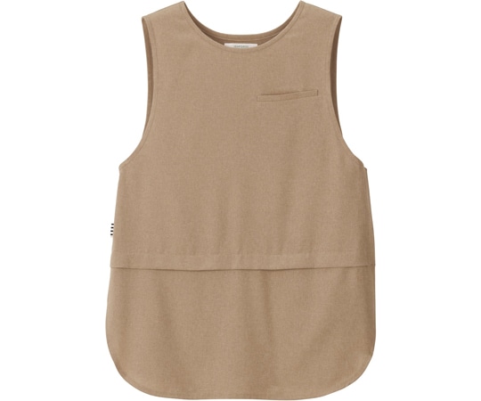 カーシーカシマ HEARTGREEN ベスト アースベージュ M HAH021 1枚（ご注文単位1枚）【直送品】