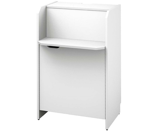アール・エフ・ヤマカワ 無人受付カウンター ホワイト RFRCB-6047WH 1台（ご注文単位1台）【直送品】