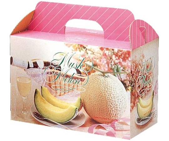 ヤマニパッケージ 青果用贈答箱 ドリームメロン 2個入 50枚 L-294B 1ケース（ご注文単位1ケース）【直送品】