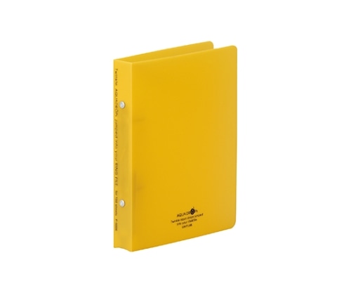 LIHITLAB AQUA DROPs リングファイル<ツイストリング> 5黄 F-5006 F5006-5 1冊(ご注文単位1冊)【直送品】