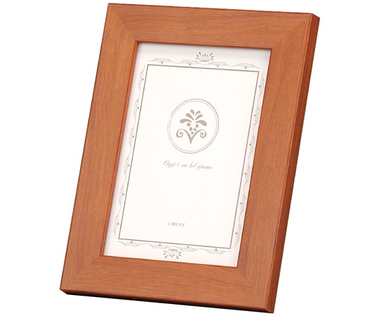 万丈 KPフレーム L判 ブラウン KP-L-BR 1個(ご注文単位1個)【直送品】