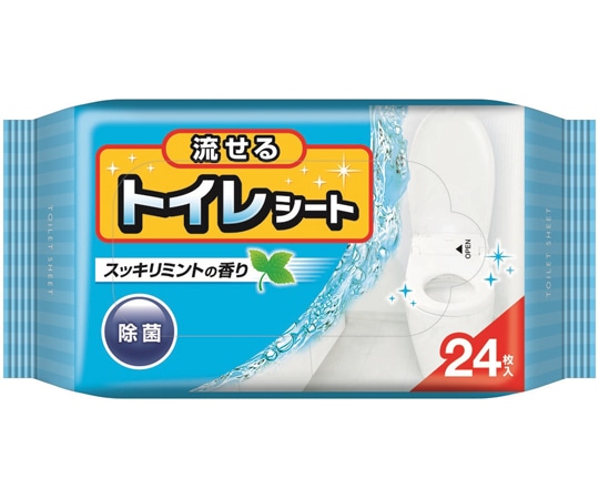 コットン・ラボ トイレシート すっきりミントの香り 24枚×40パック入 92504-12 1ケース(ご注文単位1ケース)【直送品】
