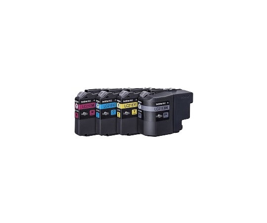 ブラザー インクカートリッジ大容量タイプ お徳用4色パック LC21E-4PK 1パック(ご注文単位1パック)【直送品】