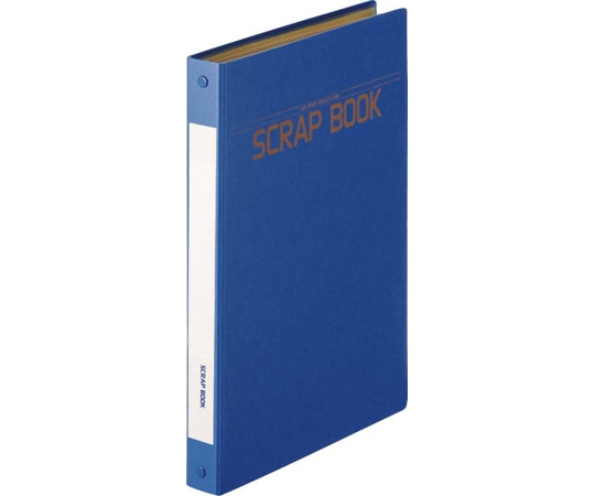 ライオン事務器 スクラップブック 青 No.650A4S 1冊(ご注文単位1冊)【直送品】
