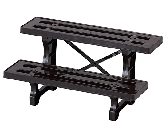 ベストコ ボタニカルスタイル フラワースタンド 2段600 60×29×30.5cm MA-2202 1個(ご注文単位1個)【直送品】