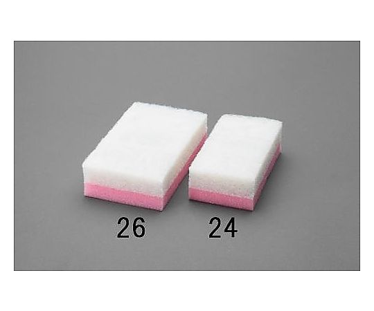 エスコ 65x120mm ライトクリーニングたわし(細目) EA928AS-24 1個(ご注文単位1個)【直送品】