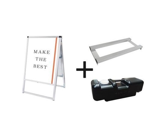 常磐精工 バリウススタンド看板 A0両面 ウエイトアーム・水タンクセット VASKAC-A0R-3SET 1個（ご注文単位1個）【直送品】