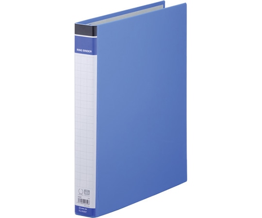 キングジム リングバインダー 青 668BF 1冊(ご注文単位1冊)【直送品】
