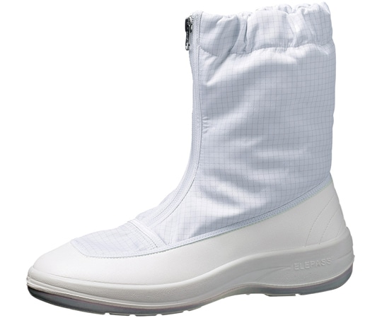 ミドリ安全 男女兼用静電作業靴 エレパスクリーンブーツ NU551 ホワイト 29.0cm NU551-29.0 1足 (ご注文単位1足)【直送品】