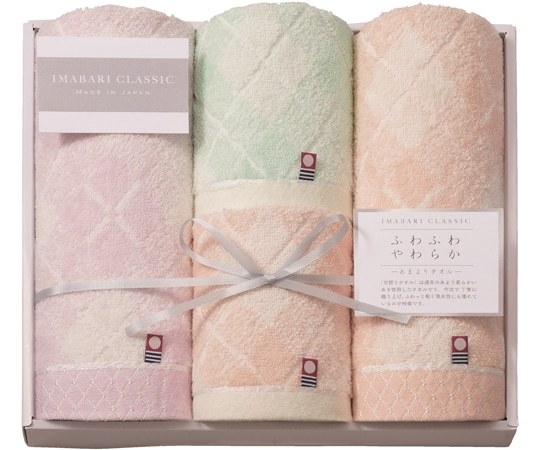 プレーリードッグ 今治クラシック(ふわもち甘撚り)フェイスタオル2枚・ウォッシュタオル2枚 ICFM-407 1セット(ご注文単位1セット)【直送品】