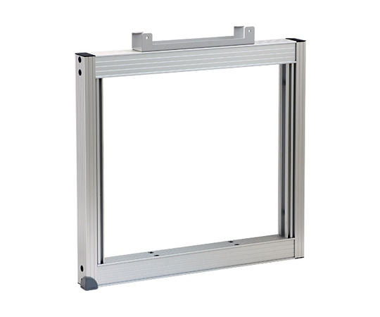 摂津金属工業 オープンラック W540×H539×D49mm B2アルマイト FOTO-5450RA 1式(ご注文単位1式)【直送品】