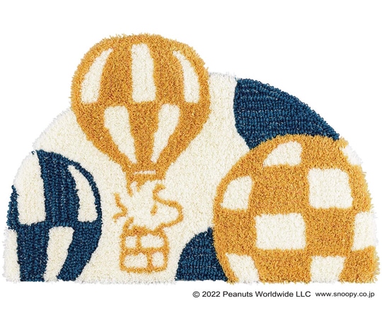 スミノエ PEANUTS マット バルーン 48×70cm アイボリー 14302284 1枚（ご注文単位1枚）【直送品】