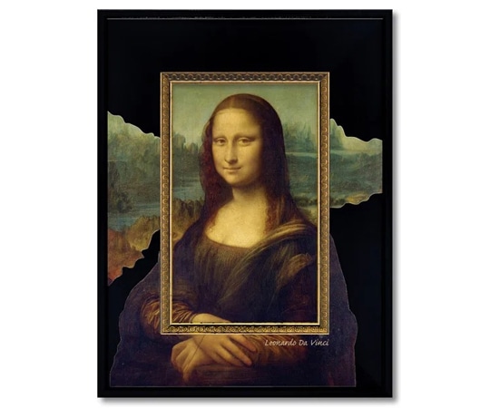 ユーパワー ビッグアート ~名画Sシリーズ~(レオナルドダヴィンチ｢モナリザ｣) BA-04022 1個（ご注文単位1個）【直送品】