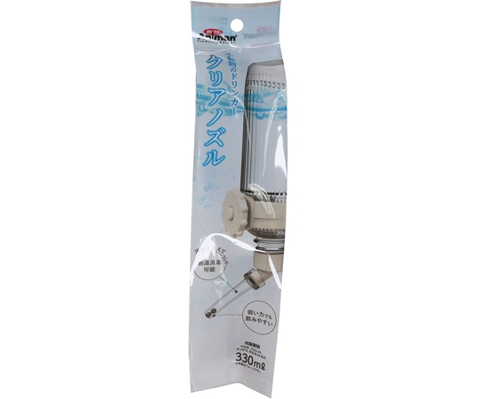 ドギーマンハヤシ 小動物のドリンカー クリアノズル 330ml  1個（ご注文単位1個）【直送品】