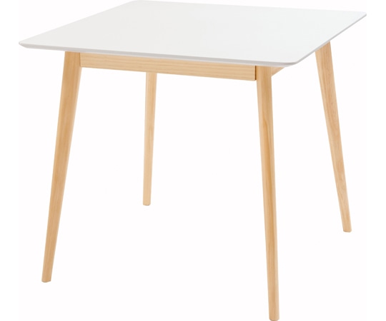 東谷 スクエアテーブル ホワイト TAP-002WH 1個（ご注文単位1個）【直送品】