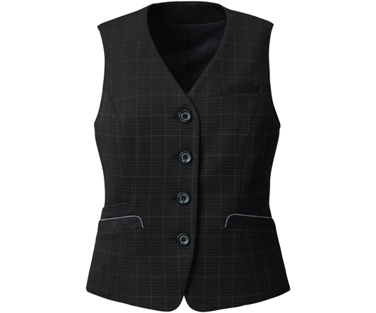 カーシーカシマ ENJOY ベスト 899-610 ブラック 15号 EAV899 1枚（ご注文単位1枚）【直送品】