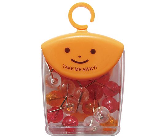 ミツヤ マップピン10mm フルーツカラー 20本×5箱入 TM-7-F 1ケース（ご注文単位1ケース）【直送品】