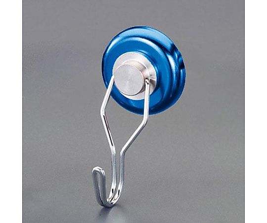 アズワン φ36mm/40kg マグネットフック(スイベル式/青) EA781ET-84A 1個（ご注文単位1個）【直送品】