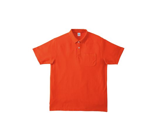 LIFEMAX 2WAYカラーポロシャツ オレンジ SS MS3116-13 SS 1枚（ご注文単位1枚）【直送品】