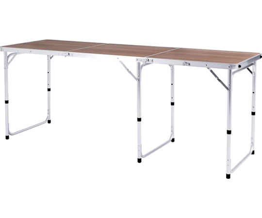 東谷 フォールディングテーブル ワイド D60 ブラウン ODL-557 1個（ご注文単位1個）【直送品】