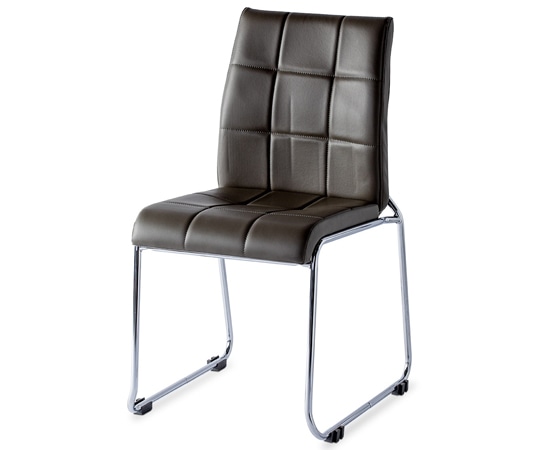 スマイル 会議用チェア オリーブDX ブラウン 4脚入 1箱(ご注文単位1箱)【直送品】