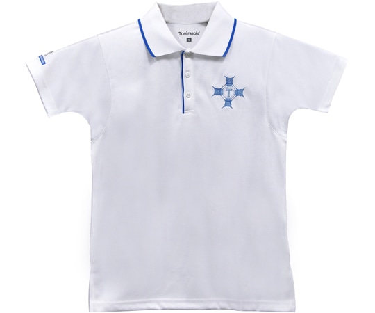 TOBIEMON 機能性ポロシャツ 男性用 ホワイト S 10枚セット TBPOM-WH-S 1袋（ご注文単位1袋）【直送品】