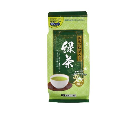 ますぶち園 西尾の抹茶入り緑茶ティーバッグ 30バッグ入 00314 1袋※軽（ご注文単位1袋）【直送品】