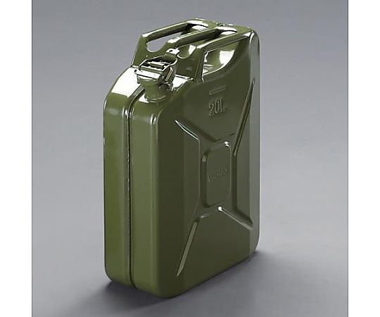 エスコ 20L ガソリン携行缶(縦型/OD色) EA991HB-22A 1個（ご注文単位1個）【直送品】