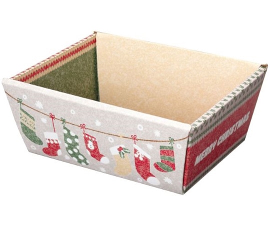 ヤマニパッケージ 贈答箱 くつしたバスケット M 100枚 20-1958 1ケース（ご注文単位1ケース）【直送品】