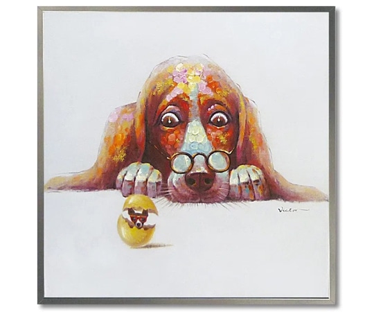 ユーパワー オイル ペイント アート｢エッグ ドッグ｣ OP-25055 1個（ご注文単位1個）【直送品】