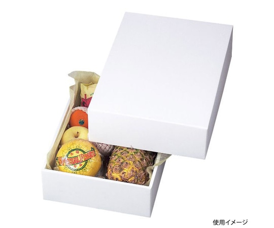 ヤマニパッケージ 青果用贈答箱 ホワイト6 30枚 LTO-6 1ケース（ご注文単位1ケース）【直送品】