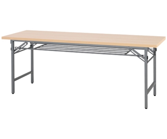 カグクロ 折りたたみテーブル W1800×D450×H700mm ナチュラル NTH-1845-NA 1台(ご注文単位1台)【直送品】