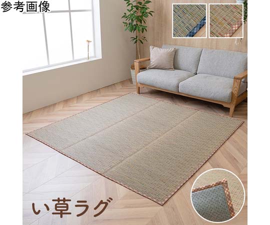 アズワン い草ラグ ベージュ 約180×240cm 1071800023910 1個（ご注文単位1個）【直送品】