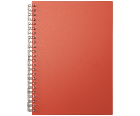 LIHITLAB Mutual オープンリングノート A5 テラコッタオレンジ N2673-4 1冊(ご注文単位1冊)【直送品】