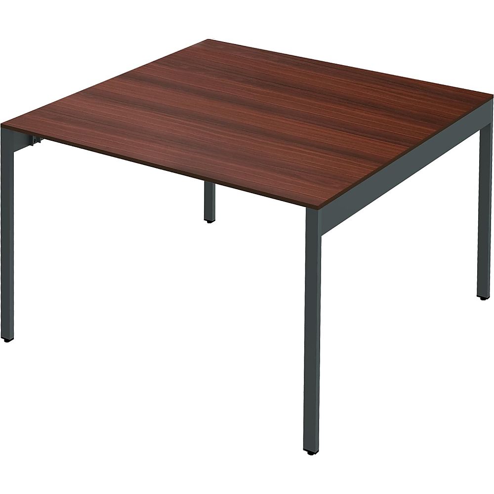 Y2K スリムフリーアドレスデスク1212 ダークブラウン 1個(ご注文単位1個)【直送品】