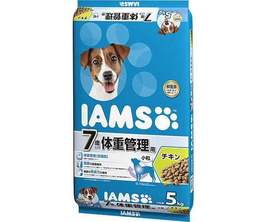 マースジャパンリミテッド アイムス 7歳以上用 体重管理用 チキン 小粒 5kg ID334 1個（ご注文単位1個）【直送品】