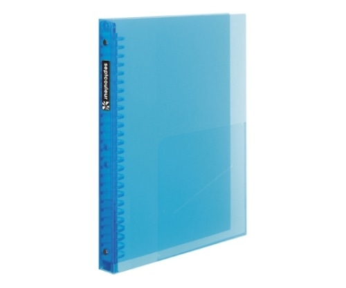 マルマン ファイルノート セプトクルール B5 プラスチックバインダー ワイド ライトブルー F300B-52 1冊(ご注文単位1冊)【直送品】