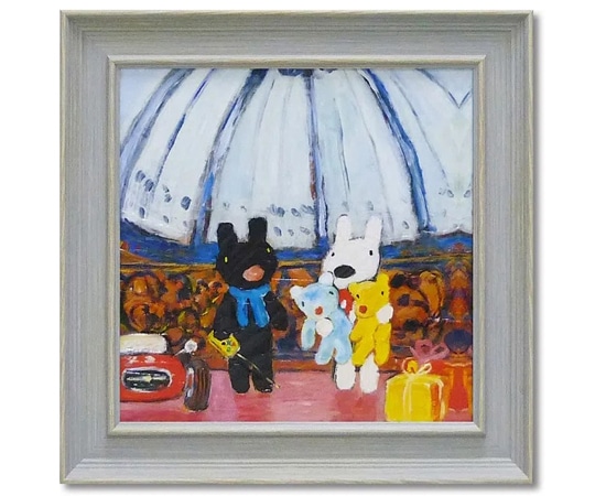 ユーパワー リサとガスパール アートフレーム Mサイズ｢デパート｣ GL-05806 1個（ご注文単位1個）【直送品】