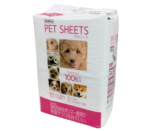 ペットプロジャパン ペットプロ ペットシーツ ワイドサイズ 100枚  1袋（ご注文単位1袋）【直送品】