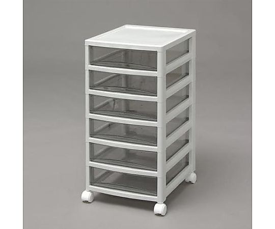 エスコ 320x390x 680mm/ 6段 オフィスチェスト EA954JA-86A 1個(ご注文単位1個)【直送品】