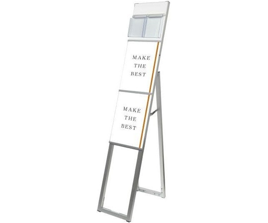 常磐精工 イージーリンクスタンド看板 A4 縦2片面 パンフレットケース 屋内用 ELSK-A4T2K-PC 1個（ご注文単位1個）【直送品】