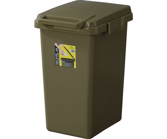 東谷 ワンハンドトラッシュカン45L グリーン LFS-845GR 1個(ご注文単位1個)【直送品】