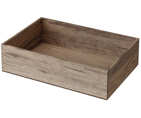 アズワン 木製ボックス(ハコマルシェボックス)54×36×14cm ライトオーク 61-778-36-2 1台（ご注文単位1台）【直送品】