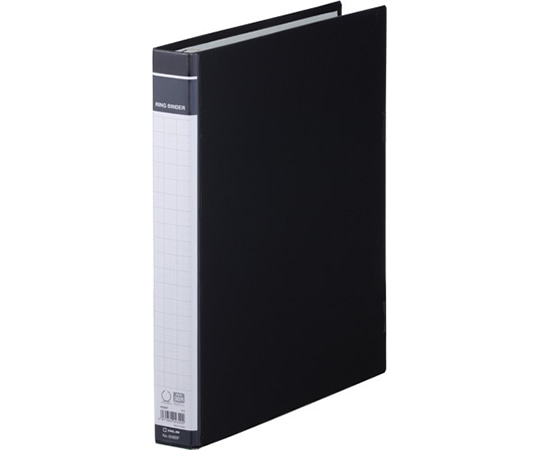 キングジム リングバインダー 黒 668BF 1冊(ご注文単位1冊)【直送品】