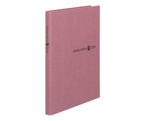 テージー スタンプアルバムBタイプ 赤 SB-32N-04 1冊(ご注文単位1冊)【直送品】